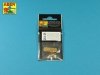 Aber 35L-171 Set of gun barrel tips for MG 08 x3 pcs. And barrel tips for MG 08/15 x 3 pcs. (1:35)
